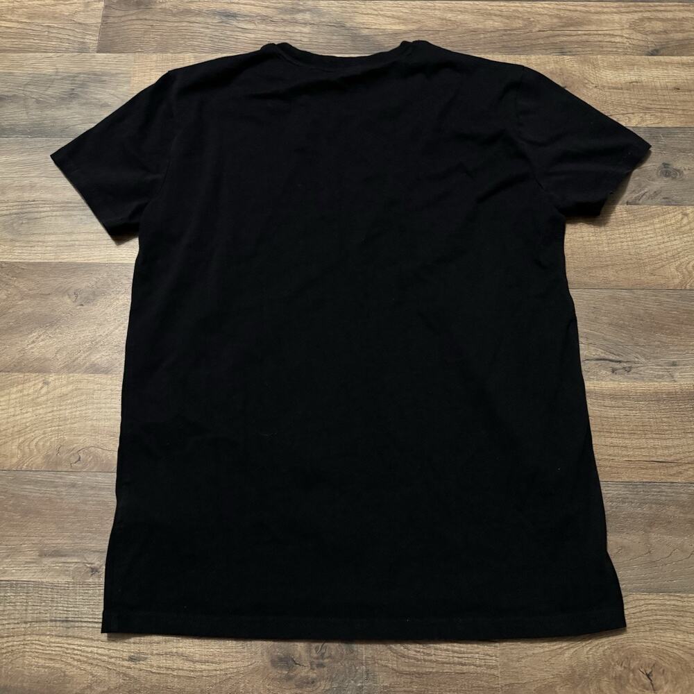 SUPERDRY Chenille Patch And Embroidery Black Short Sleeved Tee Sz Small - Picture 8 of 9